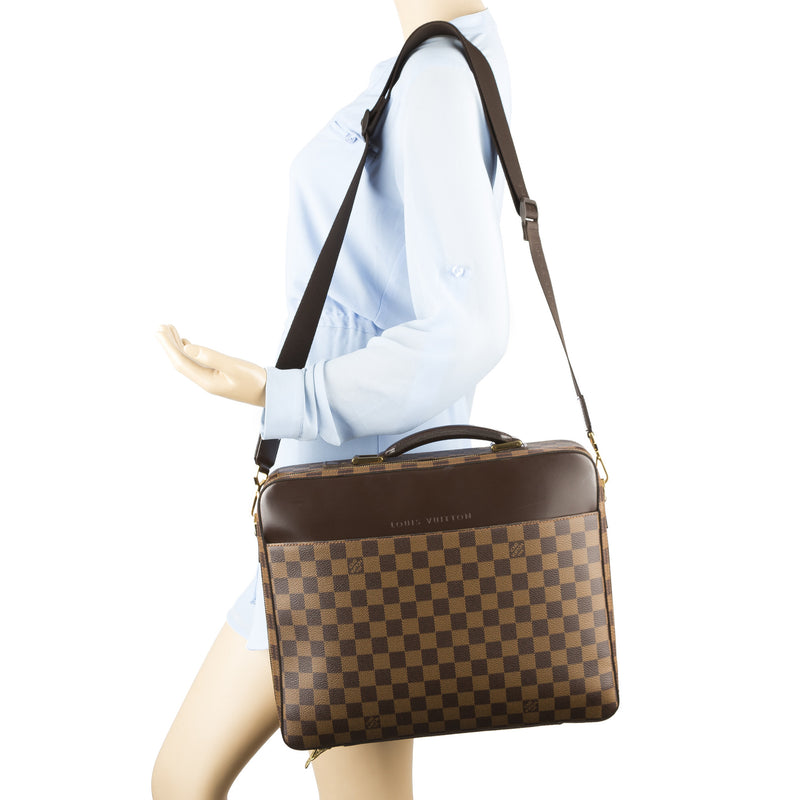 Louis Vuitton Brown White Graffiti Sprouse Carryall Travel Weekend Duffle  Bag For Sale at 1stDibs