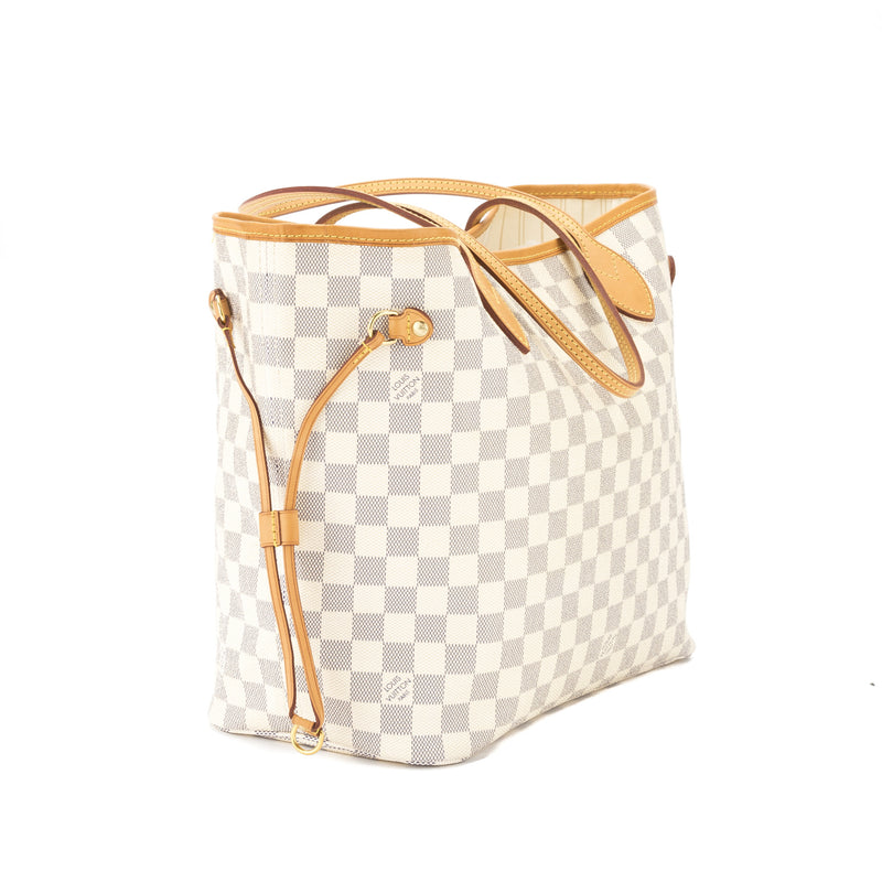 Louis Vuitton Damier Azur Neverfull MM Bag (Pre Owned) – LuxeDH