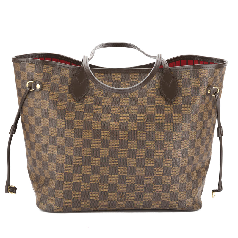 Louis Vuitton Women's Pre-Loved Neverfull Mm Damier Ebene Bag