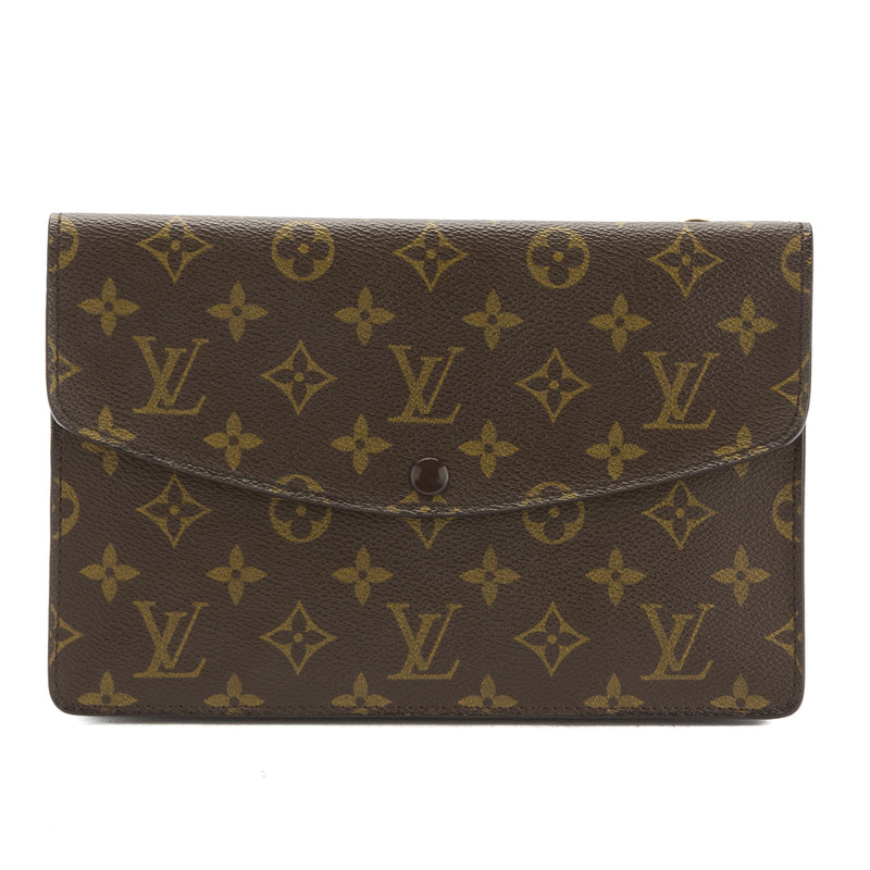 Louis Vuitton Monogram Double Pochette Rabat Clutch Bag (Pre Owned) – LuxeDH