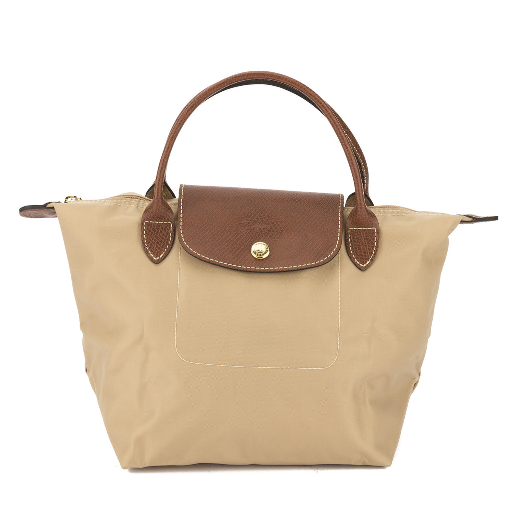 yellow longchamp bag