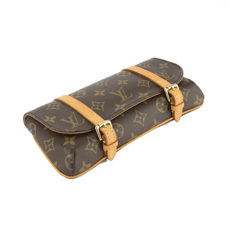 Louis Vuitton Monogram Pochette Marel M51159 Men's Women's Waist  Pouch Crossbody