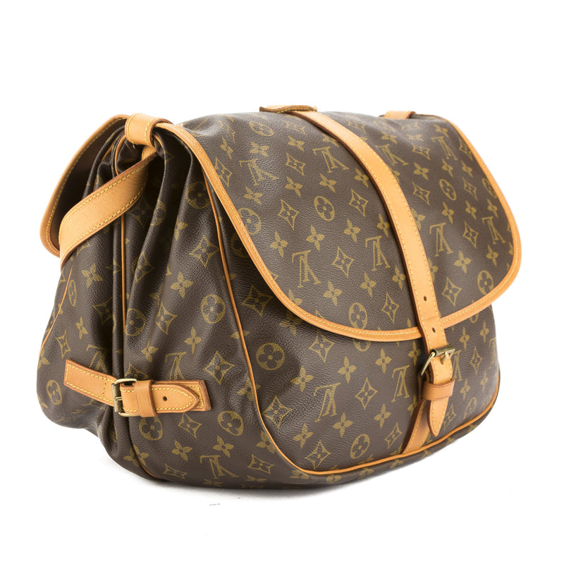 Louis Vuitton Monogram Saumur 35 Bag (Pre Owned) – LuxeDH