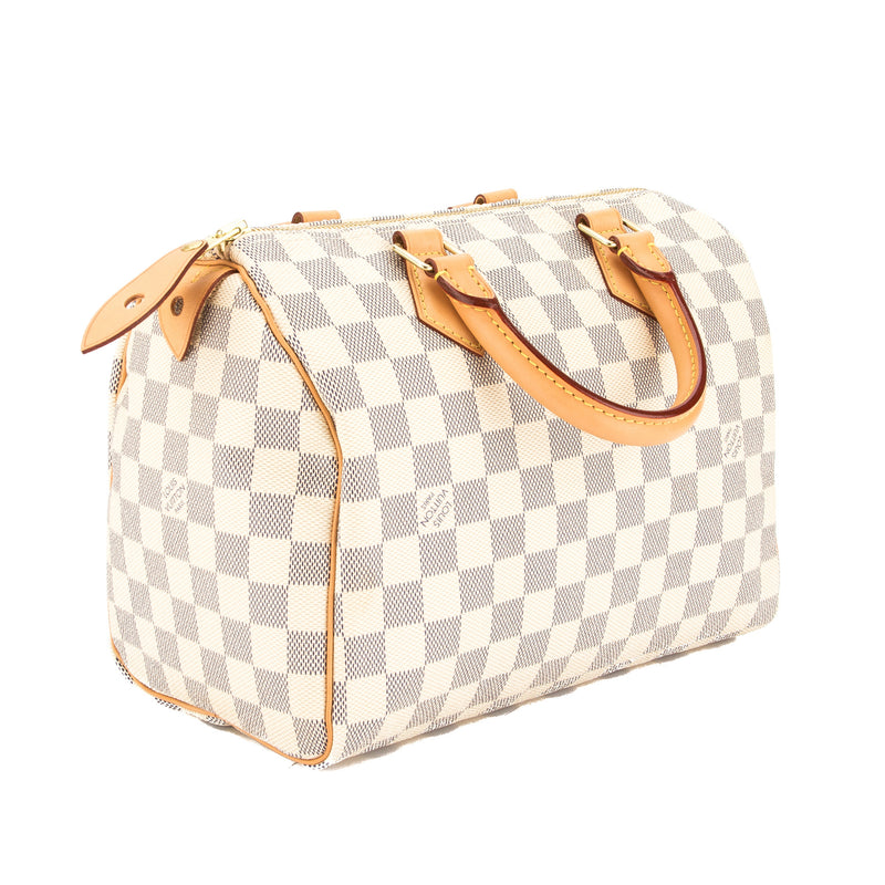 Louis Vuitton Damier Azur Speedy 25 Bag (Pre Owned) – LuxeDH