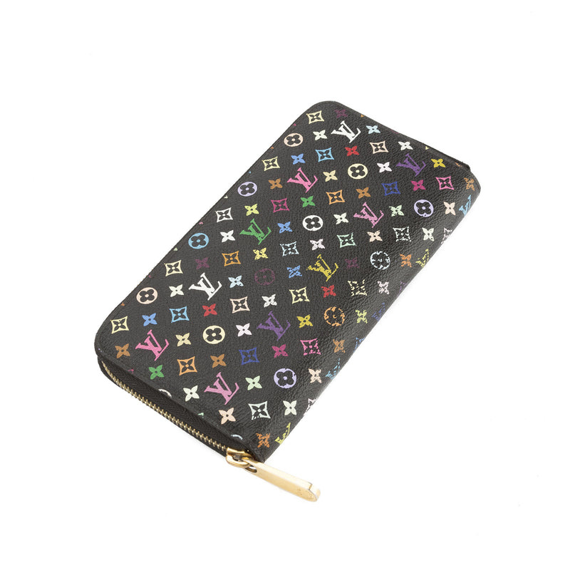 Louis Vuitton Black Monogram Multicolore Zippy Long Wallet (Pre Owned) – LuxeDH