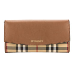 burberry horseferry check continental wallet