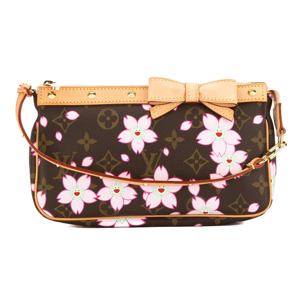 Ewell venskab Horn Louis Vuitton Pink Cherry Blossom Monogram Pochette Accessoires Bag (P –  LuxeDH
