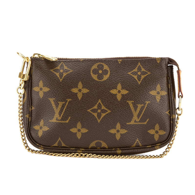 Louis Vuitton Mini Pochette Accessoires Monogram Fuchsia Monogram