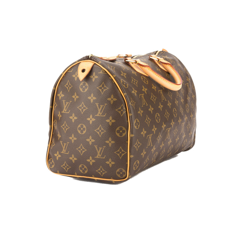 Louis Vuitton Monogram Speedy 35 Bag (Pre Owned) – LuxeDH