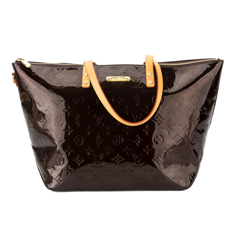 Louis Vuitton Amarante Monogram Vernis Leather Bellevue GM Bag (Pre Ow – LuxeDH