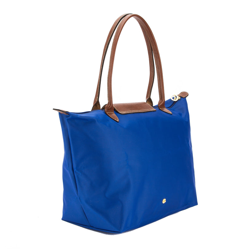 longchamp blue tote