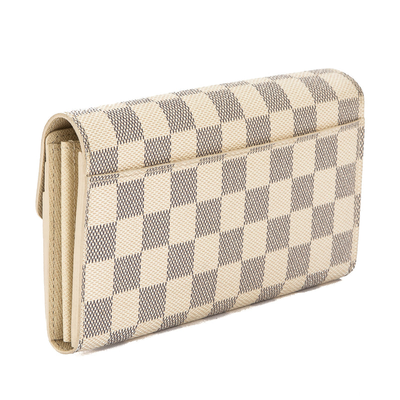 Louis Vuitton Damier Azur Canvas Sarah Wallet (Pre Owned) – LuxeDH