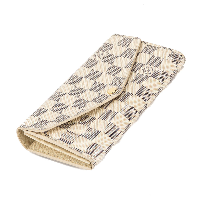 Louis Vuitton Damier Azur Canvas Sarah Wallet (Pre Owned) – LuxeDH