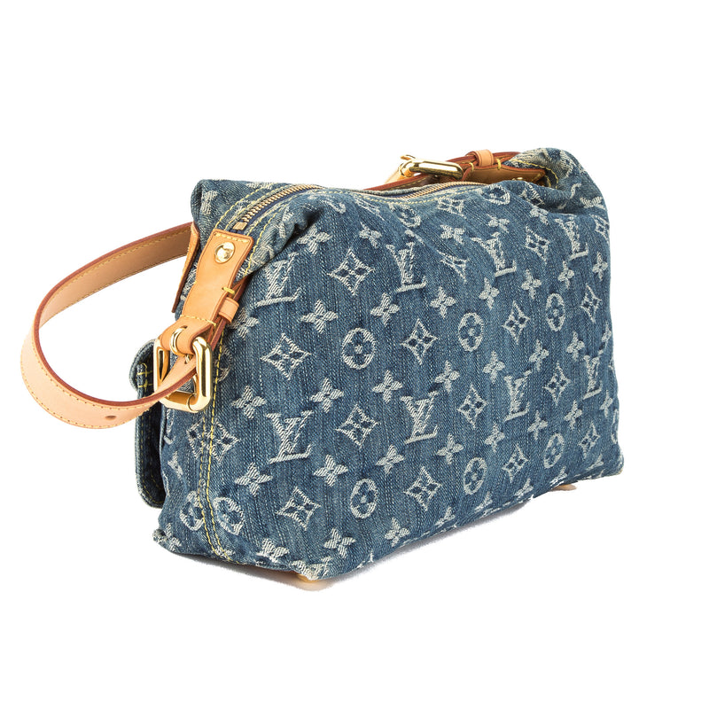 Louis Vuitton Blue Monogram Denim Baggy PM Bag (Pre Owned) – LuxeDH