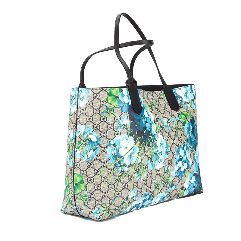 reversible gg blooms medium tote