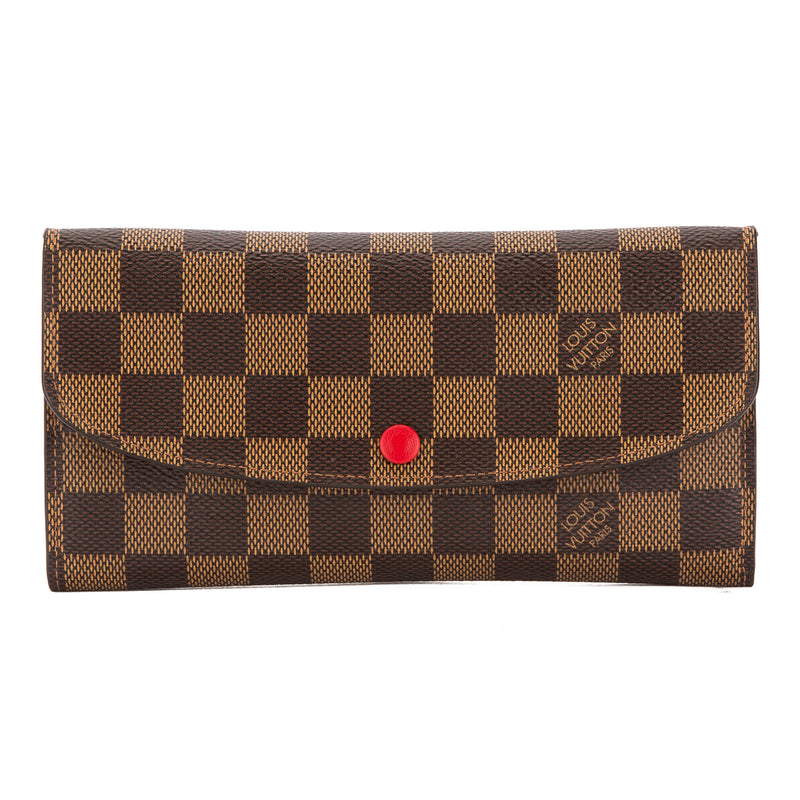 Louis Vuitton Damier Ebene Canvas Portefeuille Emilie Wallet (Pre Owne – LuxeDH