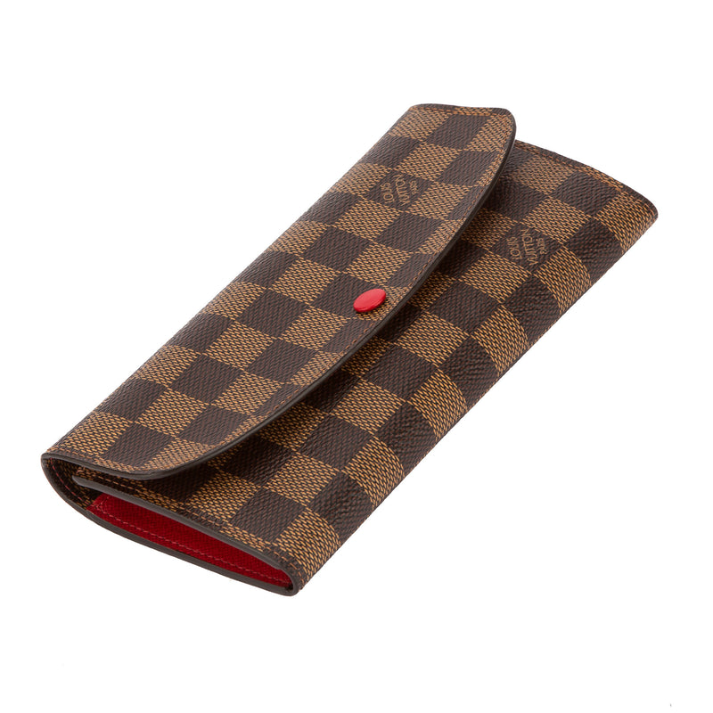 Louis Vuitton Damier Ebene Canvas Portefeuille Emilie Wallet (Pre Owne – LuxeDH