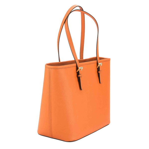 michael kors orange tote bag