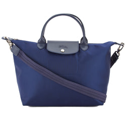 Longchamp Navy Nylon Canvas Le Pliage 