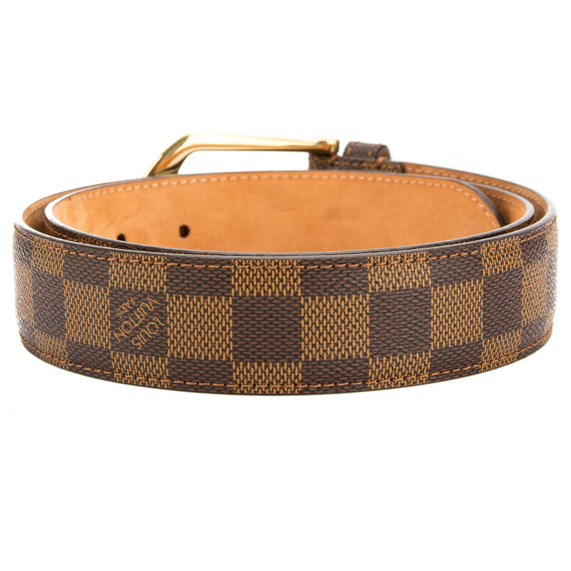 Louis Vuitton Damier Ebene Canvas San Tour Classic Belt (Pre Owned) – LuxeDH