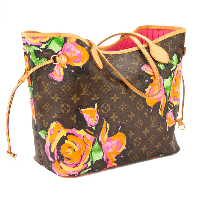 Louis Vuitton Monogram Canvas Stephen Sprouse Roses Neverfull MM Bag ( – LuxeDH