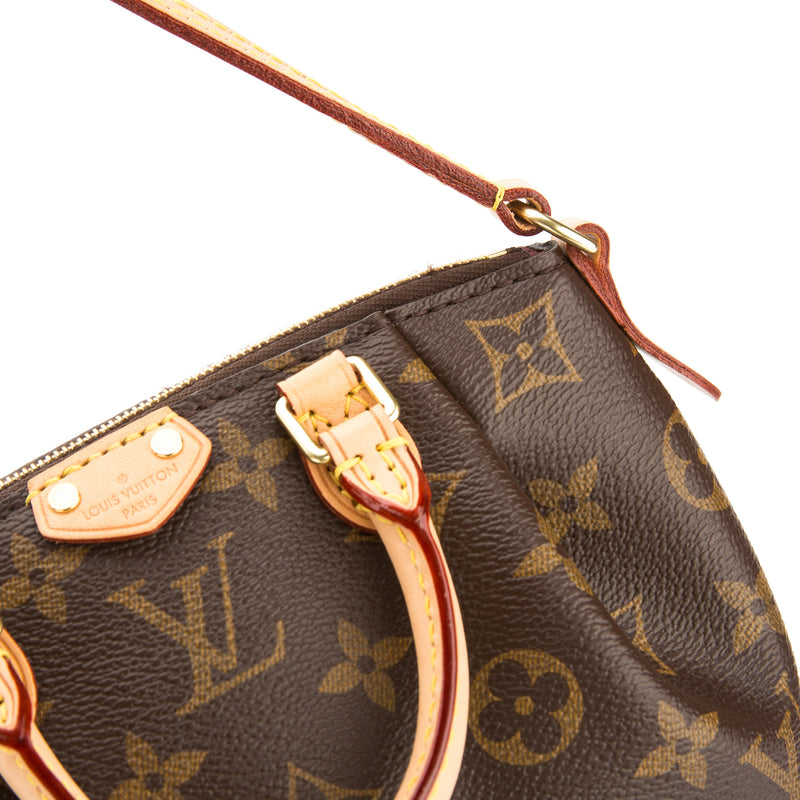 LOUIS VUITTON Nano Turenne Brown Monogram Canvas Crossbody Bag