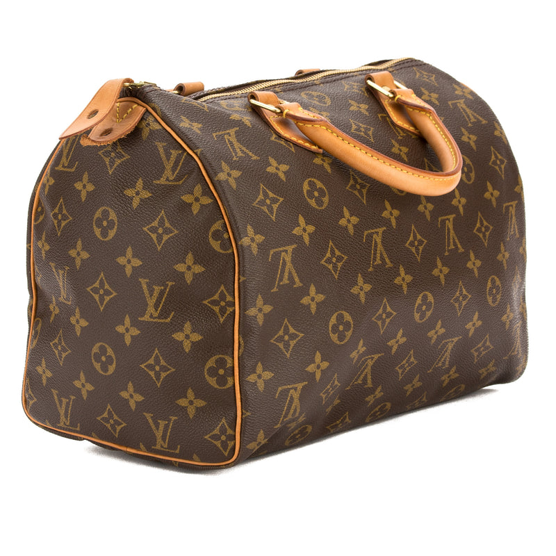 Louis Vuitton Monogram Canvas Speedy 30 Bag (Pre Owned) – LuxeDH