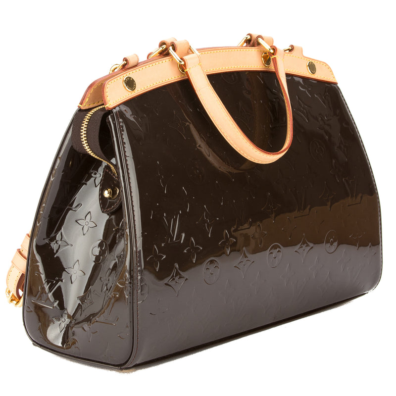 Louis Vuitton Amarante Monogram Vernis Leather Brea MM Bag (Pre Owned) – LuxeDH