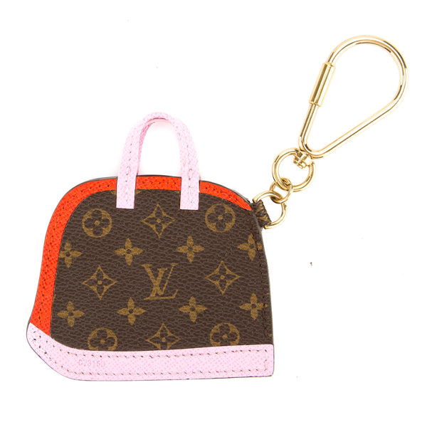 Louis Vuitton Pink and Red Monogram Canvas Porte Cles Alma BB Bag Char – LuxeDH