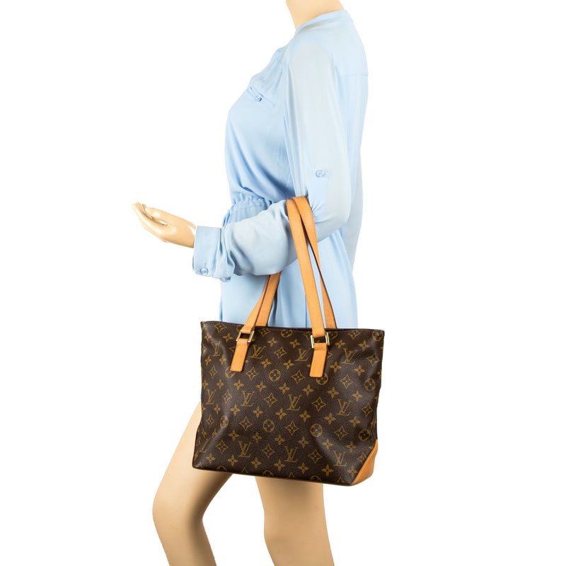 LOUIS VUITTON Monogram Canvas Cabas Piano Tote Bag - The Purse Ladies