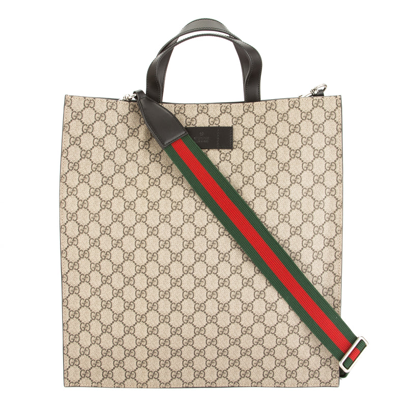 gucci supreme soft canvas tote