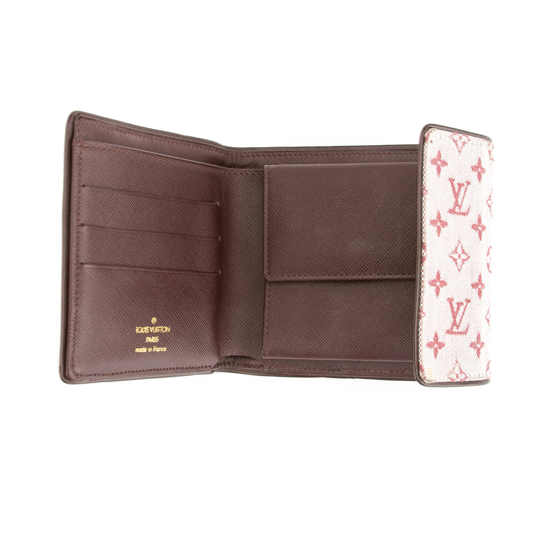 Louis Vuitton Sepia Monogram Mini Lin Canvas Trifold Wallet (Pre Owned – LuxeDH