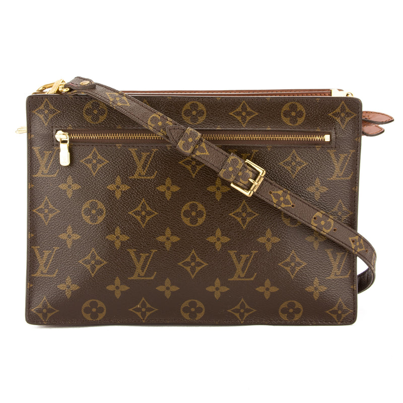 Louis Vuitton Monogram Canvas Clutch Cross-body Bag (Pre Owned) – LuxeDH