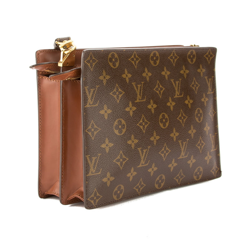 Louis Vuitton Monogram Canvas Clutch Cross-body Bag (Pre Owned) – LuxeDH