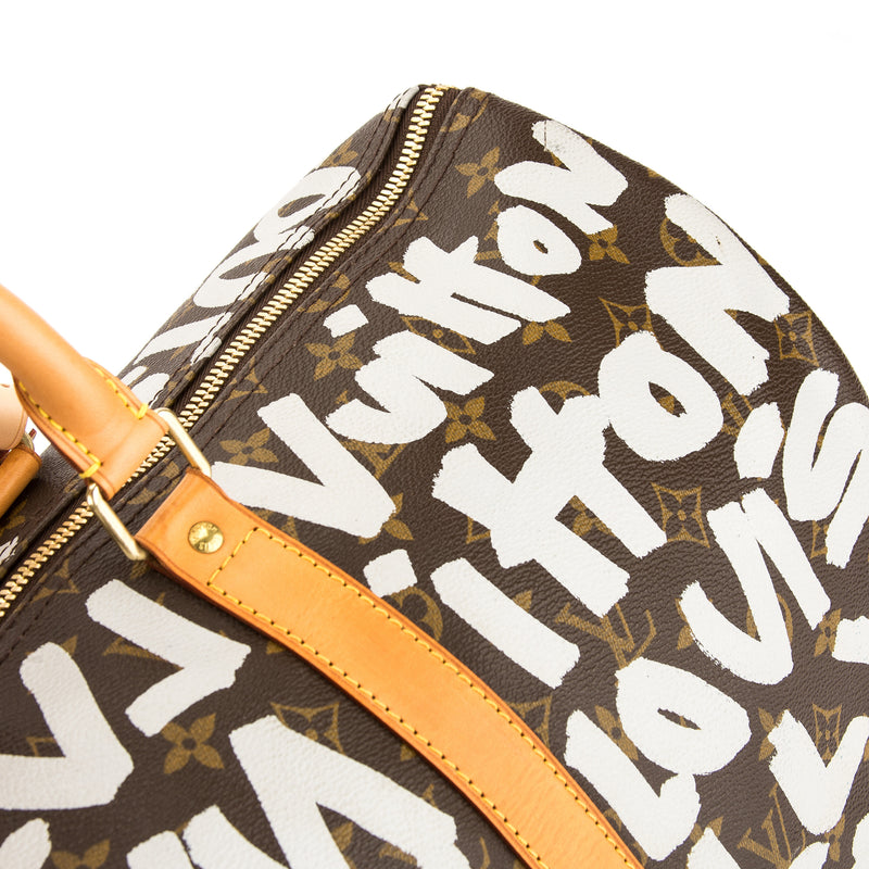 Louis Vuitton Monogram Canvas Stephen Sprouse Graffiti Keepall 50 Bag – LuxeDH