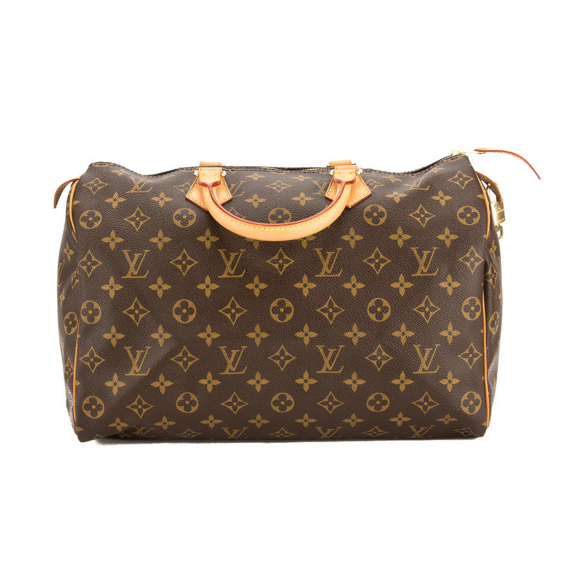 Louis Vuitton Monogram Canvas Speedy 35 Bag (Pre Owned) – LuxeDH