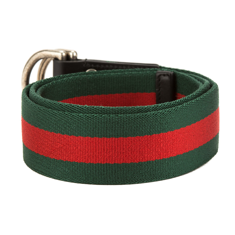 gucci web belt d ring