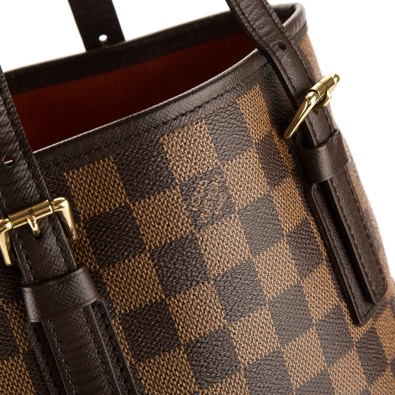 Louis Vuitton, Bags, Louis Vuitton Damier Ebene Marais Bucket Bag