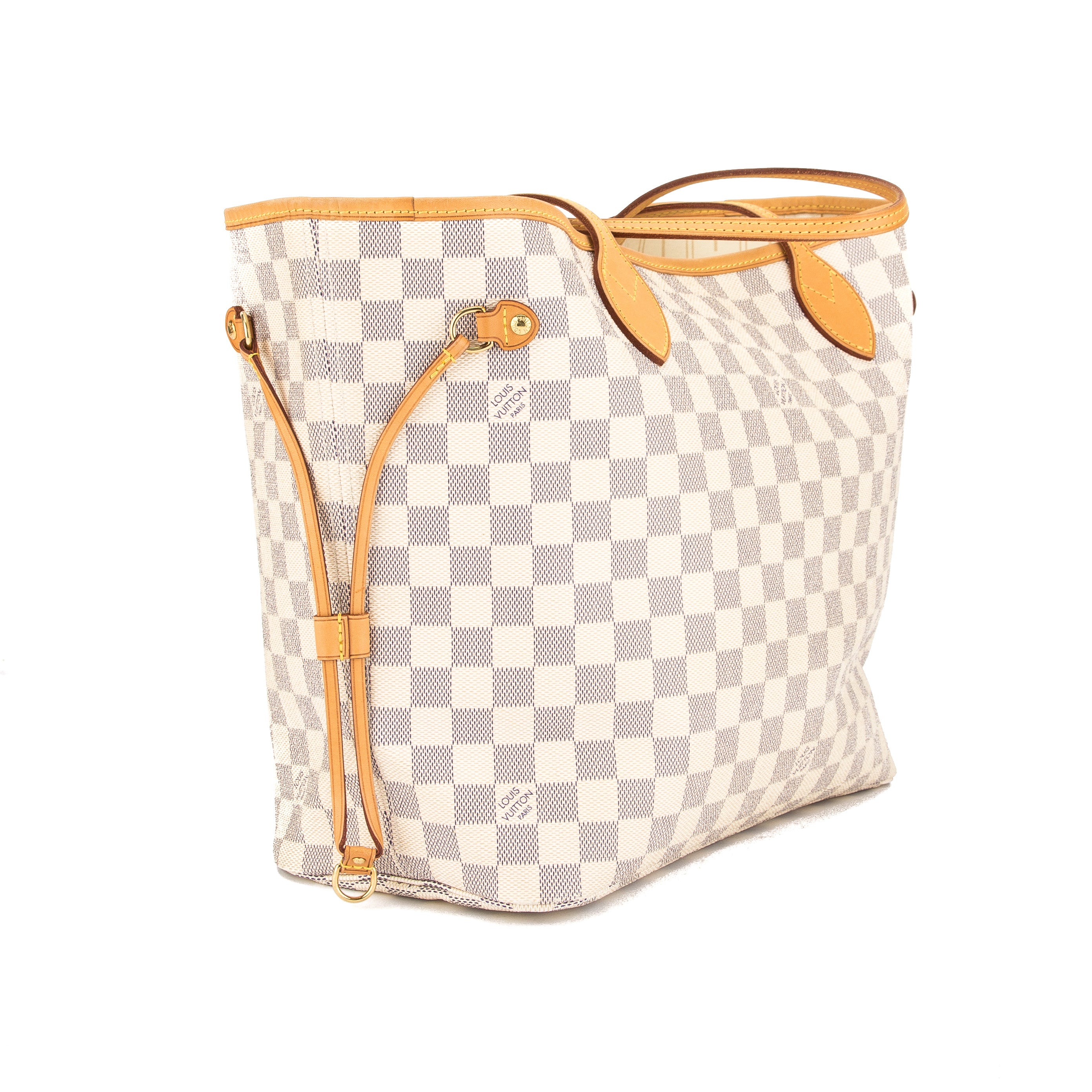 Louis Vuitton Damier Azur Canvas Neverfull MM Bag (Pre Owned) | eBay