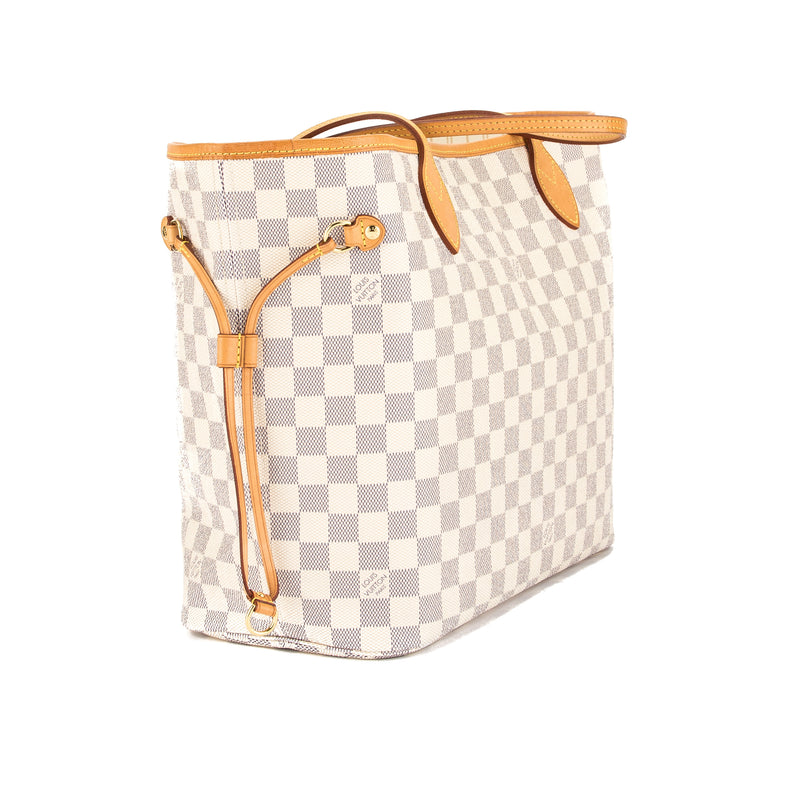 Louis Vuitton Damier Azur Canvas Neverfull MM Bag (Pre Owned) – LuxeDH