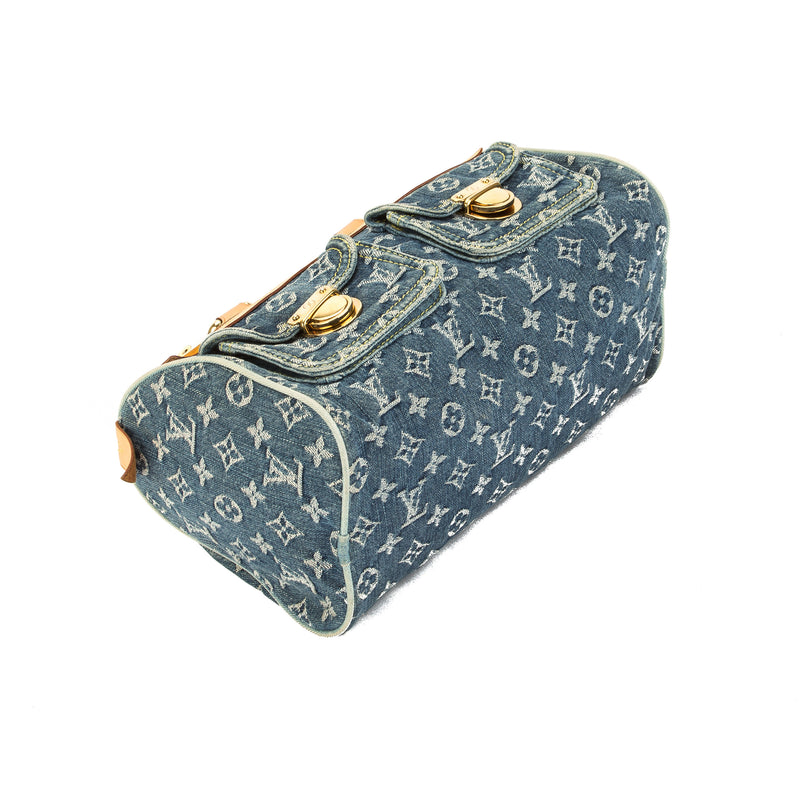 Louis Vuitton Blue Monogram Denim Neo Speedy Bag (Pre Owned) – LuxeDH