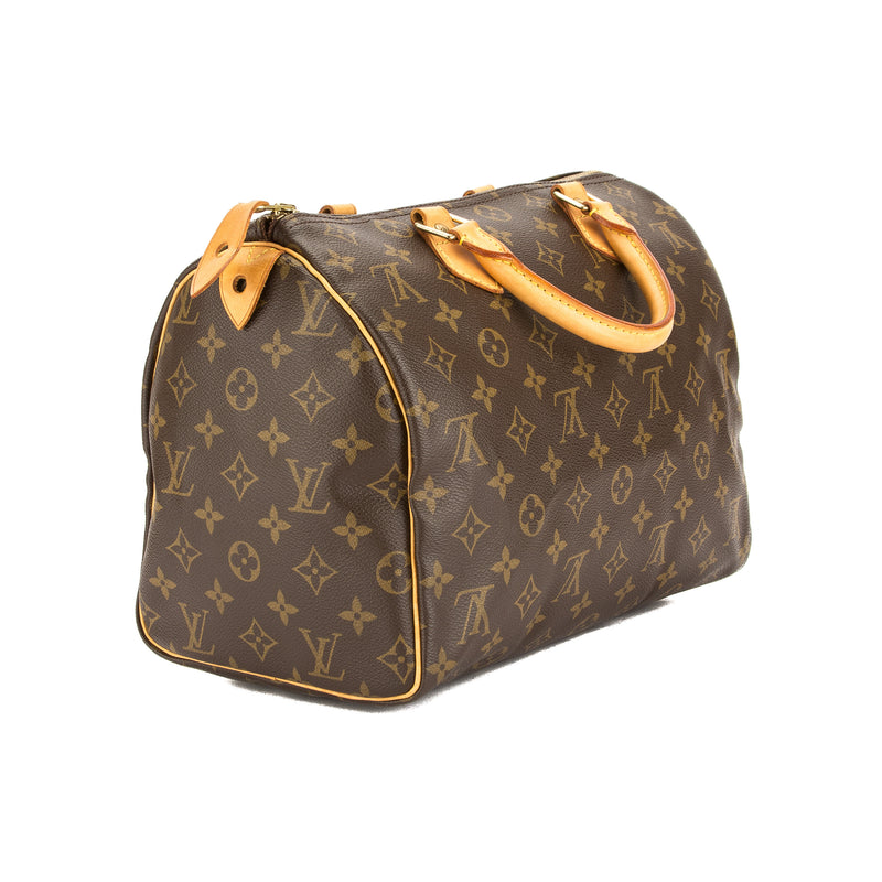 Louis Vuitton Monogram Canvas Speedy 30 Bag (Pre Owned) – LuxeDH