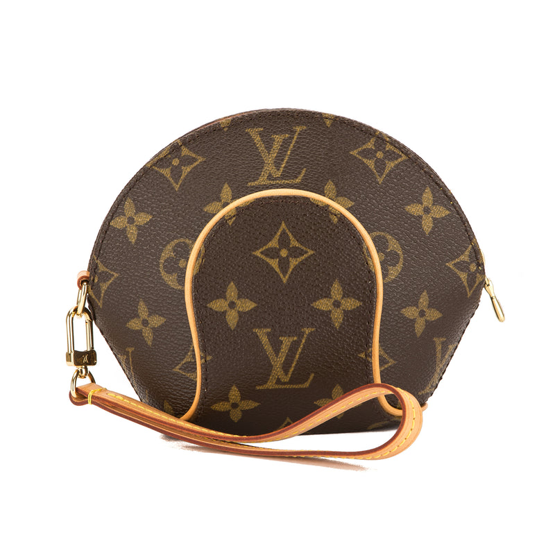 Louis Vuitton Monogram Canvas Mini Ellipse Clutch Bag (Authentic Pre O – LuxeDH