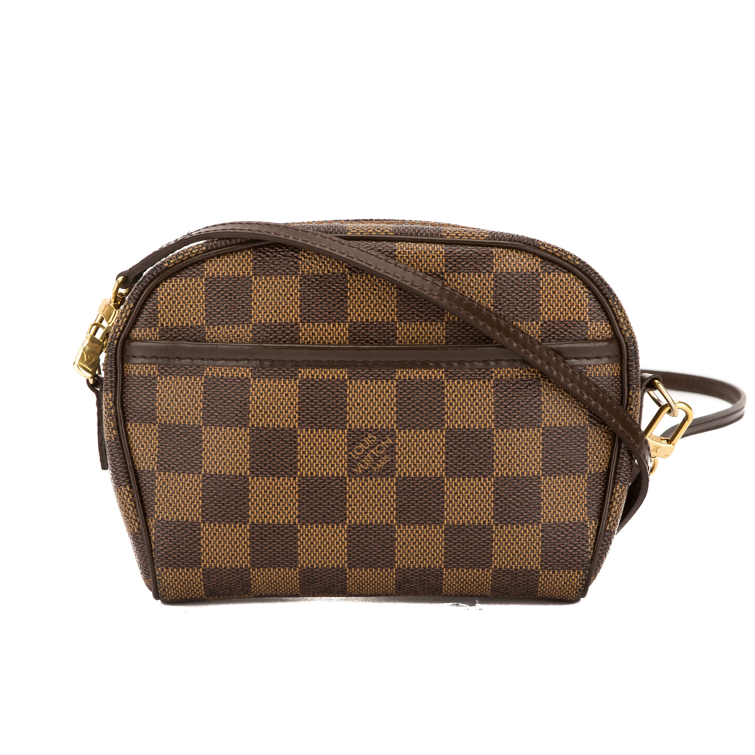 Louis Vuitton Damier Ebene Canvas Ipanema Pochette Bag (Pre Owned) | eBay