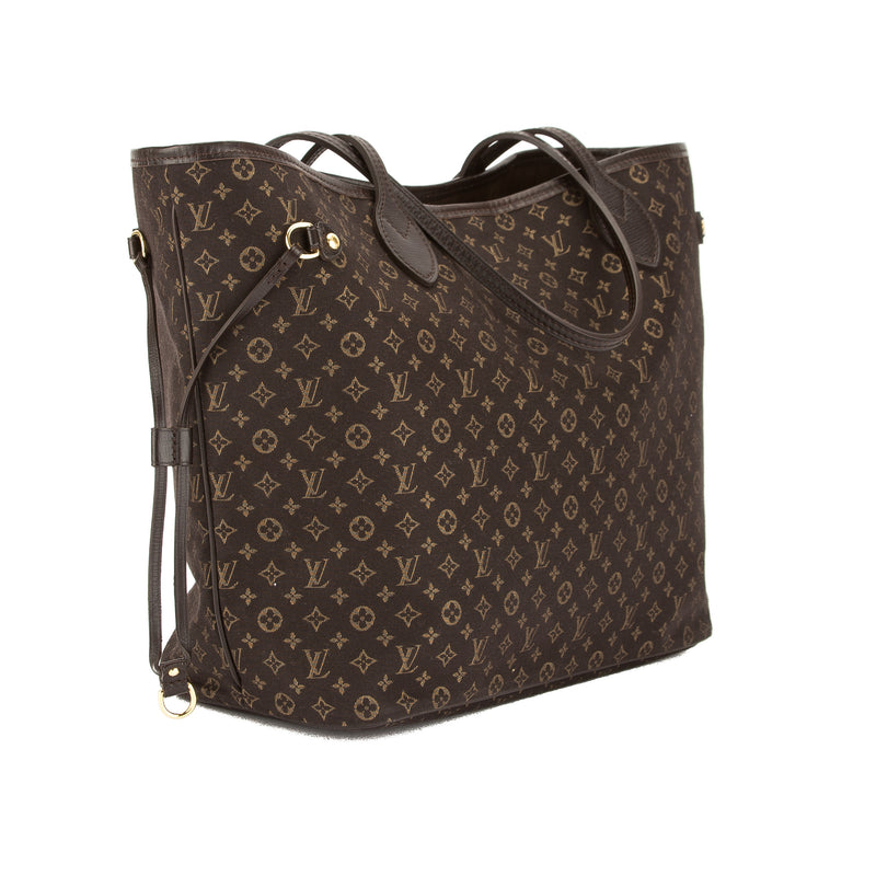Louis Vuitton Fusain Monogram Idylle Canvas Neverfull MM Bag (Pre Owne – LuxeDH