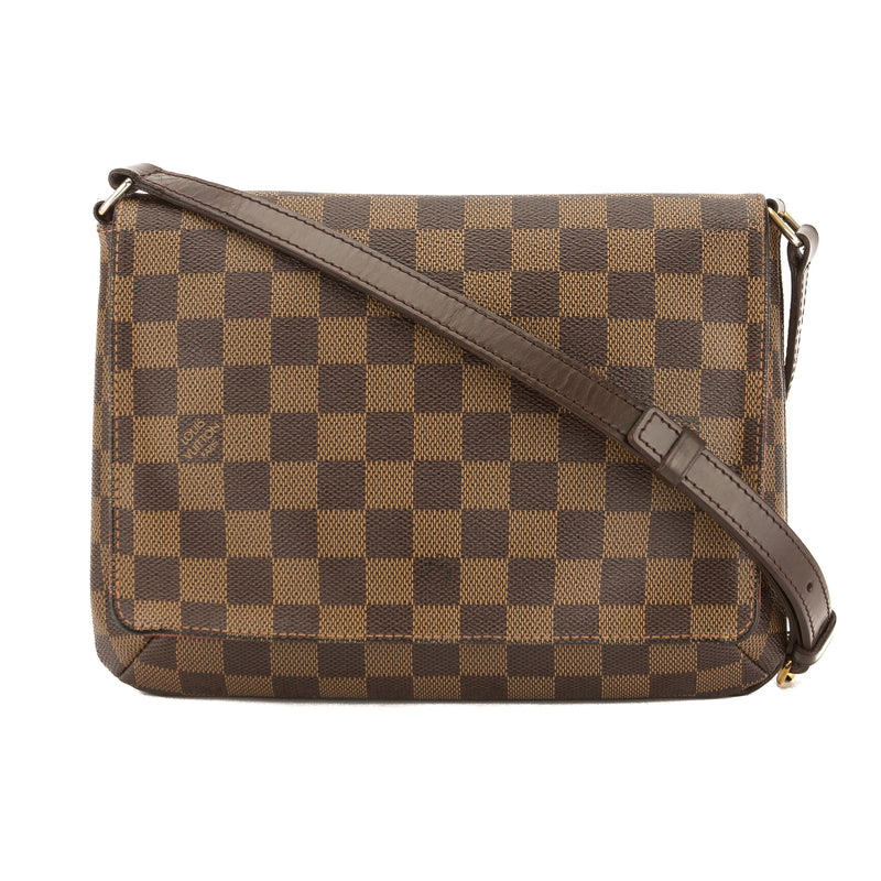 Louis Vuitton Damier Ebene Canvas Musette Tango Long Strap Bag (Pre Ow – LuxeDH