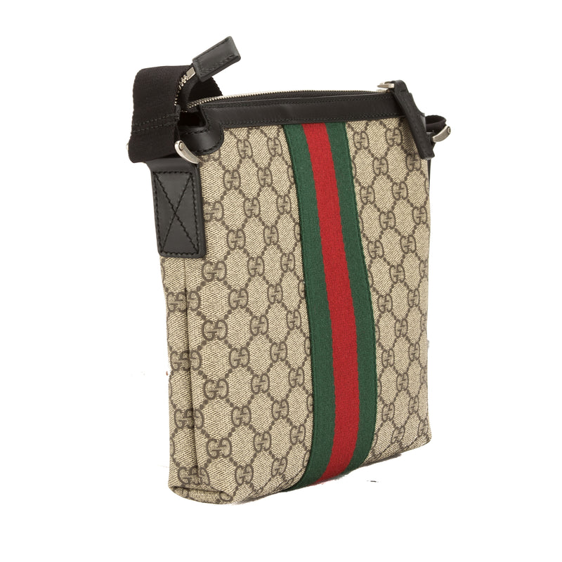 Gucci GG Supreme Canvas Web Messenger Bag (New with Tags) – LuxeDH