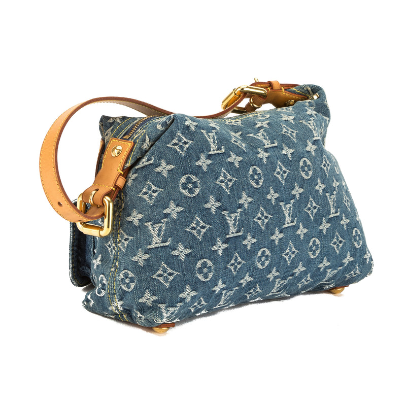 Louis Vuitton Blue Monogram Denim Baggy PM Bag (Pre Owned) – LuxeDH