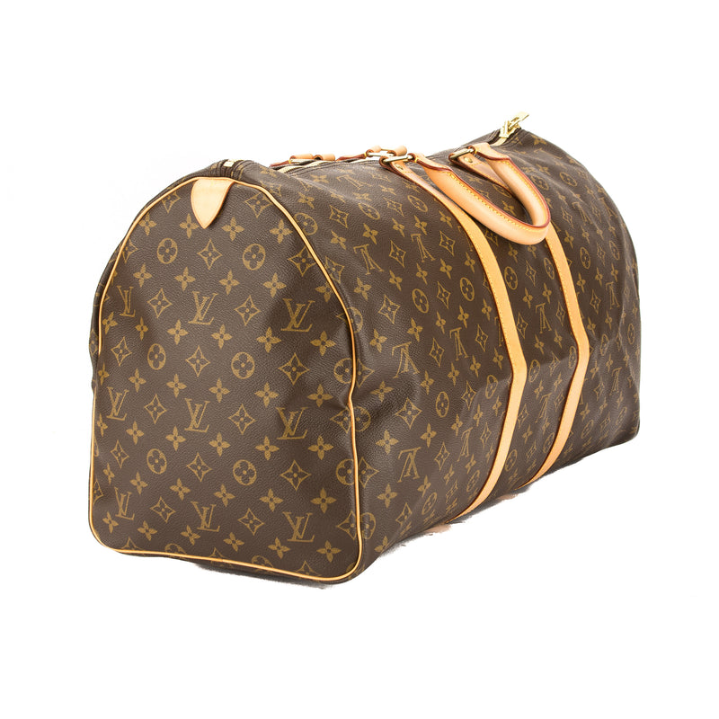 Louis Vuitton Monogram Canvas Keepall 55 Boston Bag (Pre Owned) – LuxeDH