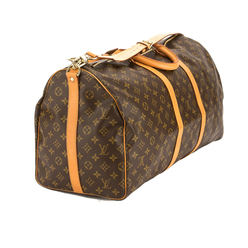 Louis Vuitton Monogram Canvas Keepall Bandouliere 55 Bag (Pre Owned) – LuxeDH